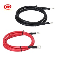 Battery Cable 4 AWG 4FT Pure Copper Battery Inverter Cable 4 Gauge with 3/8 in Lugs At Both Ends Pow