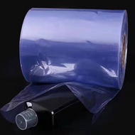 [kline]Cylindrical PVC Plastic Packaging Film Shrink Film Heat Shrink Film Stretch Wrap Heat Shrinkable Plastic Packaging Film 3 to 140cm Wide Spot/Shrinkable Plastic Sealer Heat S