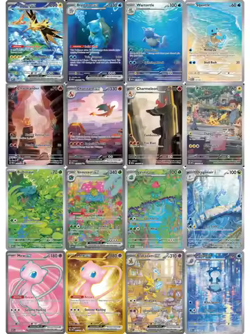 Pokemon Cards Scarlet Violet 151 Ultra Rare Holo Cards Charizard Venusaur Blastoise Mew Pokemon PTCG