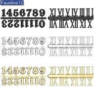 6Pcs DIY Clock Numbers Roman Numerals Quartz Needle Wall Clocks Replacement