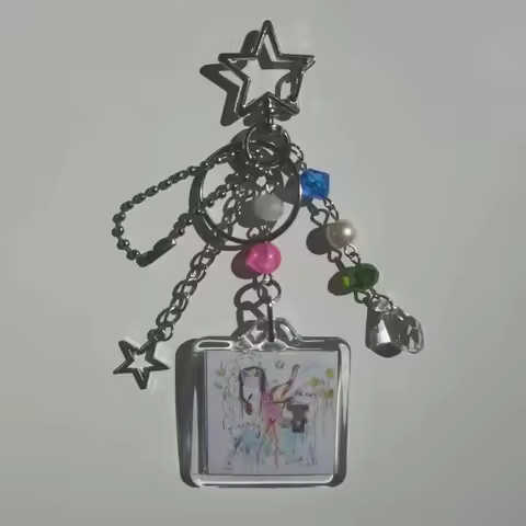 Handmade Laufey Album Keychain Beaded Bag Jewelry Charm Aesthetic