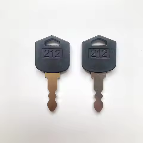 2PCS 212 Key D554212 Ignition Key For Doosan Daewoo Forklift Skid Steer