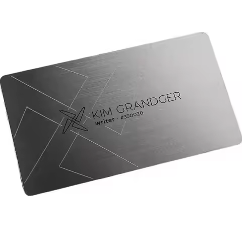 Stainless Steel Vip Custom Metal Folk Art Custom Designs Souvenir Gift Business Card Gift with Logo 