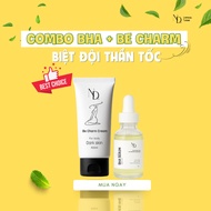 Combo Be Charm Cream 100ML & BHA Serum 8% ND 15ML Reduces Acne, Reduces Dark Body 6in1