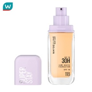 Maybelline เมย์เบลลีน รองพื้น ซุปเปอร์สเตย์ลูมิแมท 35ก. 118