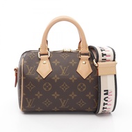 [二手]LOUIS VUITTONSpeedy Bandoulière 20 手提包 M46234 黑色 PVC 塗層帆布皮革 Speedy Bandoulière 20