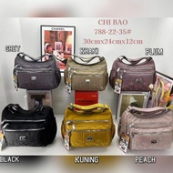 TAS SELEMPANG WANITA ORI CHIBAO KANVAS 7Sleting