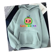 sweater hoodie anak gambar cocomelon wanita laki laki jaket anak usia 5-12 tahun