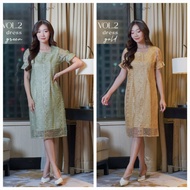 Lindsay Dress Vol. 2 MISS NOMI Size XL Sage Green Color