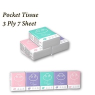 3 Ply Pocket Tissue 7 Sheets Per Pack/ Hand Tissue/ Tissue Paper