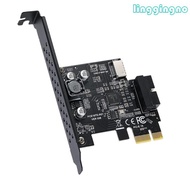 RR PCIe to USB3 2 Gen 1 Card PCIe to USB 3 2 + 19Pin Adapter PCIExpress Expansion