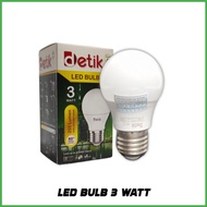 PUTIH CAHAYA Led Detik Bulb A/Bulb White Light Seconds 3watt,5watt, 7watt, 9watt, 12watt