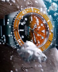 📸 DiW 勞力士水鬼「PERSIMMON」Rolex DiW Submariner (零售價:歐元 36990)