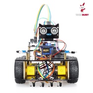 ,, UNO R3 Ultrasonic Infrared Obstacle Avoidance Smart Car Set Tracking Compatible With Arduino Prog