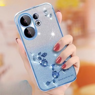Vivo X200 FE 2025 Roses Flower Glitter Plating Phone Case For Vivo X200 FE Vivo X200FE X 200 FE Pro 