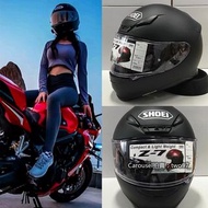 SHOEI Z7消光黑安全帽機車頭盔全盔全罩男女賽車跑盔賽車跑盔防摔保護防碰撞摩托騎士裝備通風透氣重機騎乘幻彩鏡片&amp;代購