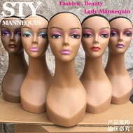 STY Head Model Dummy Head Model Fashion Female Wig Head Model Model Head Window Display Model Head M