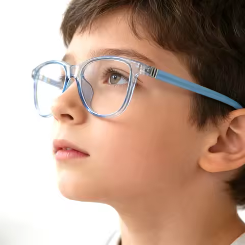 New Student Myopia Glasses Blue Light Blocking Kids Glasses Circle Frame Eyewear Boys Girls Reading 