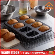 8 Cavity Mini Loaf Pan Non-stick Bread Pan Carbon Steel Brownie Pan Versatile Small Bread Loaf Pan