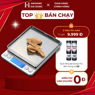 Cân tiểu ly điện tử mini cân điện tử nhà bếp 3kg tặng kèm khay đựng đồ và 2 viên pin AAA - C