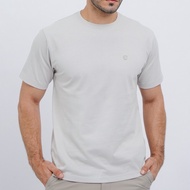 WOOD Slim Fit Short Sleeve Basic T-Shirt 2-TSILXC126F131 SUSTAINED GREY T Shirt Men
