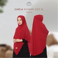 Khimar Crinkle CARLA SIZE XL Jumbo Valenshaqueen Hijab Syari Bahan Crinkle Airflow