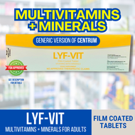 (Centrum Generic) Lyf Vit Multivitamins and Minerals Film Coated Tablets