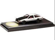 日本頭文字D 1/64 AE86 模型 道路場景座