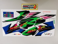 สติ๊กเกอร์ เวฟ WAVE 125 R ลายแต่ง ติดรถสี น้ำเงิน ปี 2004 รุ่น 6