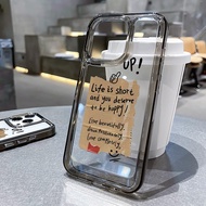 Inspirational English Label for iphone 16 15 14 pro max 13 Pro Max i13 13pro 11 Pro Max i11 X XR Xs 