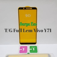 VIVO Y71 Tempered Glass Full Glue Vivo Y71 Tempered Glass Vivo Y 71 Y7plus/ Quality Oppo F5/