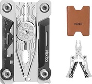 NexTool Multitool, Foldable, Credit Card, Multitool, 20-in-1, Stainless Steel Wallet, Multitool, wit