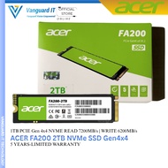 ACER FA200 NVMe SSD Gen4x4 2TB Read:7200 MB/s Write:6200 MB/s