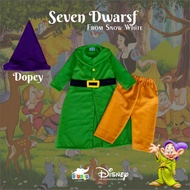 Dopey Seven Dwarfs Cosplay Costume From Snow White Dopey Kids Clothes 7 Dwarfs