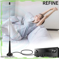 REFINEMENT AM/FM Antenna, Connector Adapter Universal DAB Radio Antenna, Useful Enhanced Signal Aerial Amplified Adapter