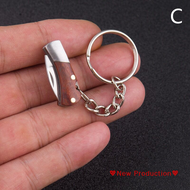 New Production💖 มีดพับอะคริลิคขนาดเล็กแบบพกพาพวงกุญแจใบมีดขนาดเล็กแบบเอดีซีคมสำหรับแขวนกลางแจ้งตั้งแคมป์