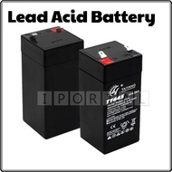 4V 4AH 4.5AH 5AH Volts Rechargeable Sealed Lead Acid Battery