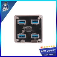 USB HUB REXUS RXH-331 TYPE C V3.1 4 PORT TRANSPARENT