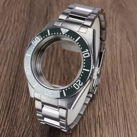 40mm Diver Watch Case NH35 Steel Bracelet Sapphire Crystal For NH35 NH36 NH70 4R36 Movt For SPB143J1