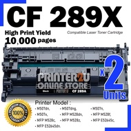2x Compatible to H* 89A CF289A CF 289A CF289X CF 289X LaserJet Pro ENTERPRISE M507dn 507dng M507n M5
