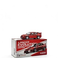 Tuoyi1/64Mitsubishi EVO6Electroplated red North Exhibition2026Limited Edition Alloy Racing Car Model