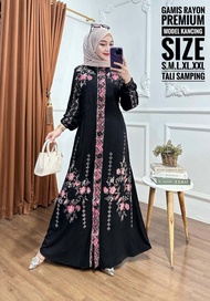 ( S M L XL XXL ) Temukan Gamis twill rayon pelangi gamis twill tidye gamis twil rayon super - motif 