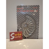 /SET 10PCS STANDARD L HEX key-key hex key ring set