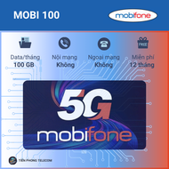 Sim 4G 5G Mobifone100GB 12MDT50 MDT25012MDT150MDT3506MDT150(có eSIM) HÀNH CHÍNH HÃNG MIỄN PHÍ 12TH