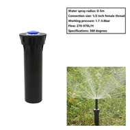 Popup Sprinkler 180 Degree 360 Degree Adjustable 1/ 2Pcs inch