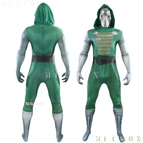 Halloween Costume 2026 Doomsday Cosplay Doctor Jumpsuit Cape Cloak Adults ANime Movie Comic Clothes 