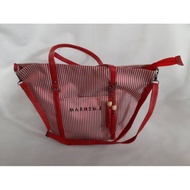 MJ LARGE STRIPED WOMEN'S SHOULDER BAG