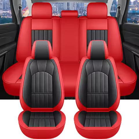 AUTO Car Seat Covers For Alfa Romeo 147 Ford Mondeo MK4 Kia Soul BMW X3 G01 E53 Faux Leather Univers