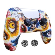 Silicone Protective Rubber Cover Skin for Sony PlayStation Dualshock 5 PS5 Controller Case Thumb Sti