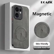 Premium PU Leather Casing Compatible For OPPO Reno 13F 13F 5G 13F 4G 13 Pro 5G 13 5G Lightning Magne